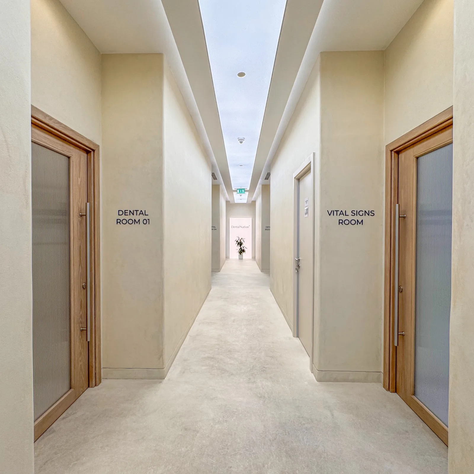 Inside the clinic.
